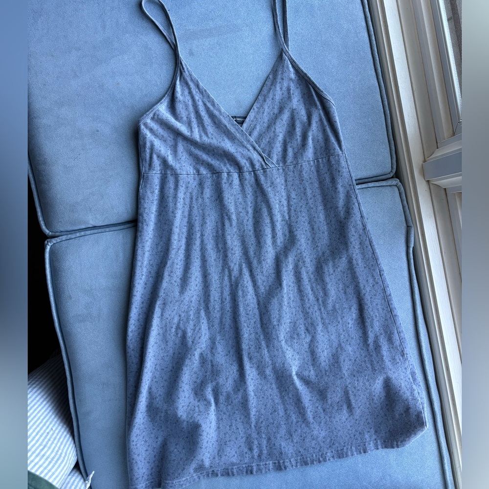 Brandy Melville dusty blue mini dress